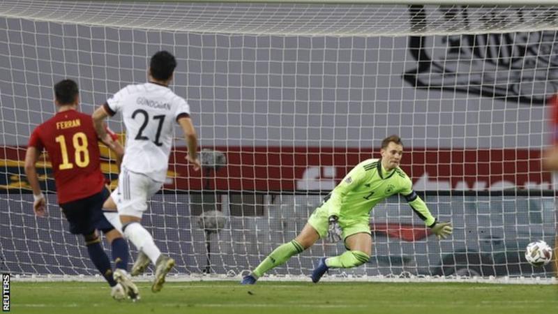 Spain 6-0 Germany: Man City’s Torres hits hat-trick in UEFA Nations League