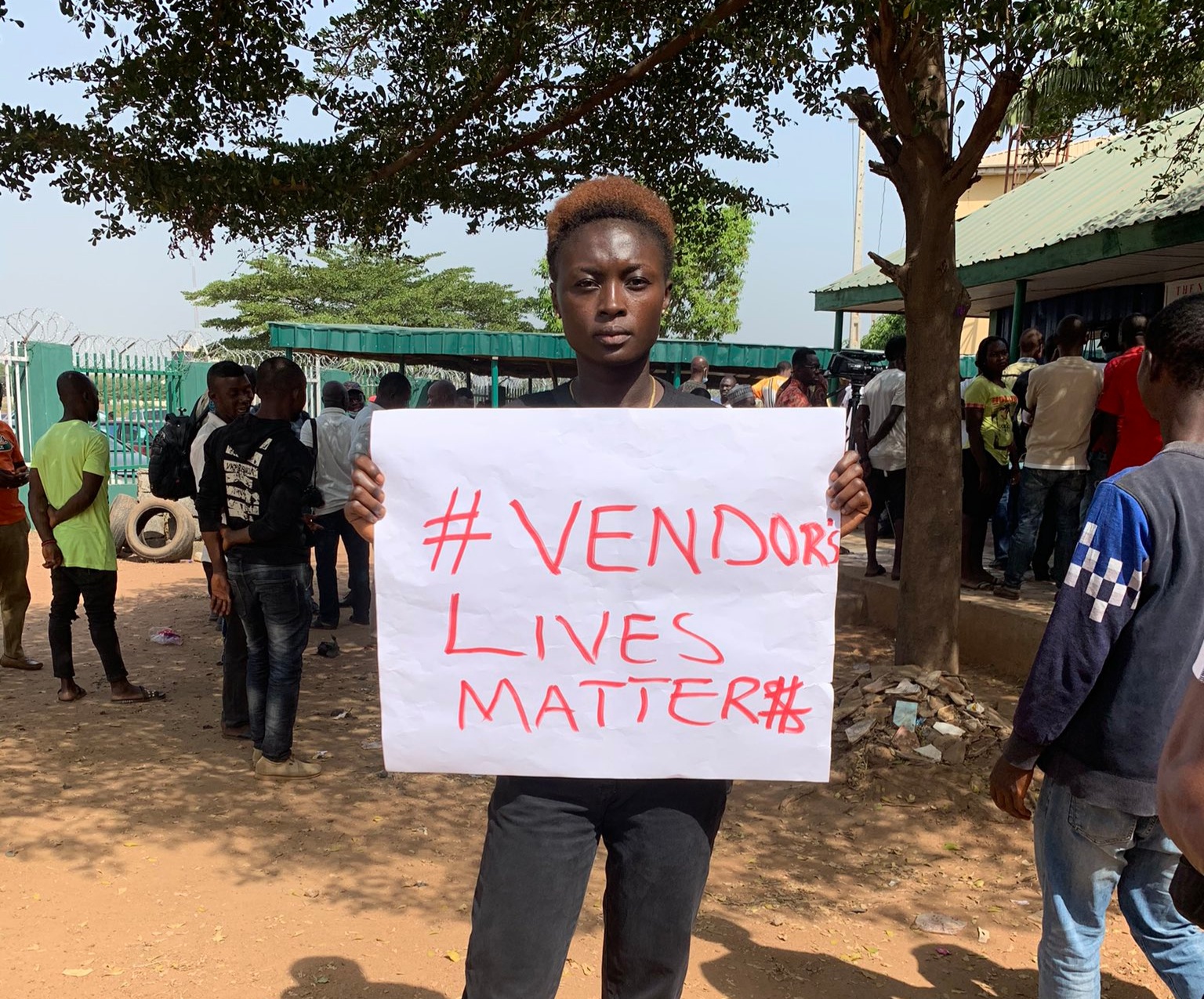 Newspaper vendors stage protest against Gbajabiamila over Ifeanyi Elechi's death