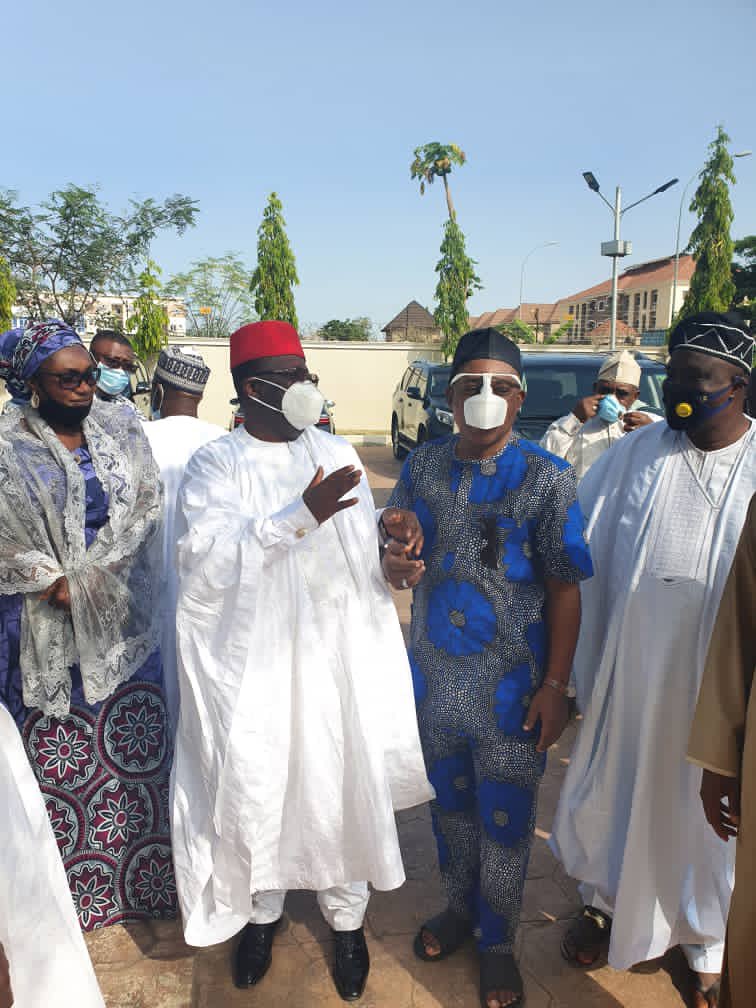Photos: PDP leaders hold ‘crucial meeting’ with Ebonyi governor over alleged defection to APC