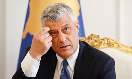 President resigns to face trial for war crimes