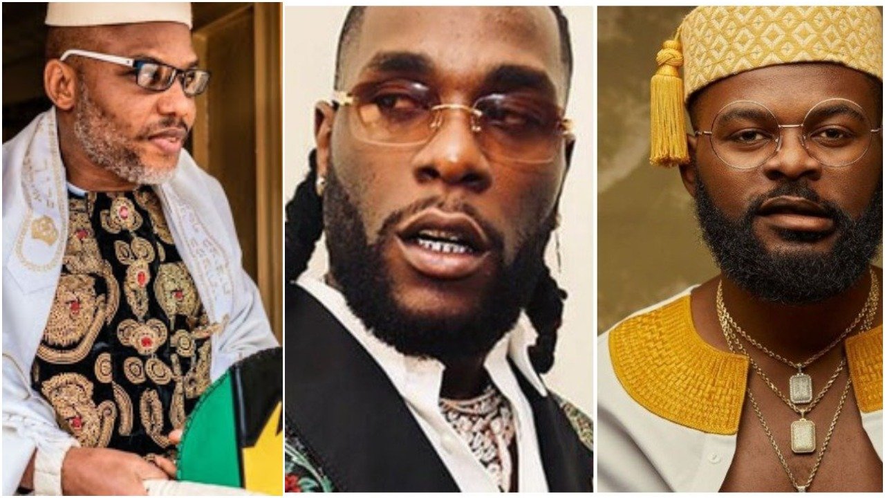 End SARS: Nnamdi Kanu, Falz, others accused of using fake news to create disorder