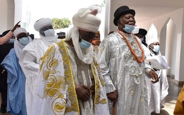 JUST IN: Buhari meets with traditional rulers in Abuja [Photo]