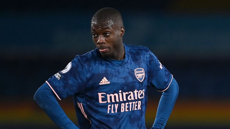 Arsenal forward, Nicolas Pepe
