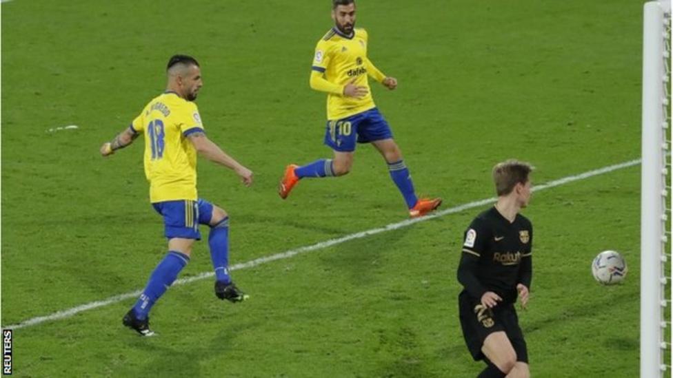 La Liga: Barca lose to Cadiz for first time since 1991