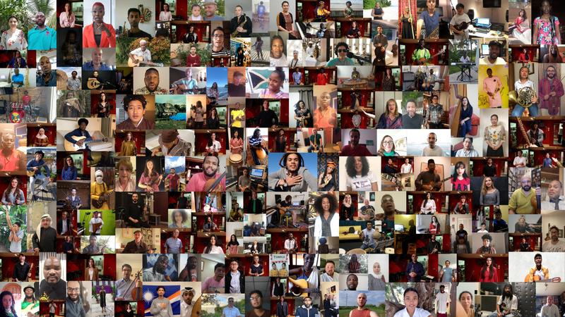 Musicians from every country form Earth Orchestra to record unique song