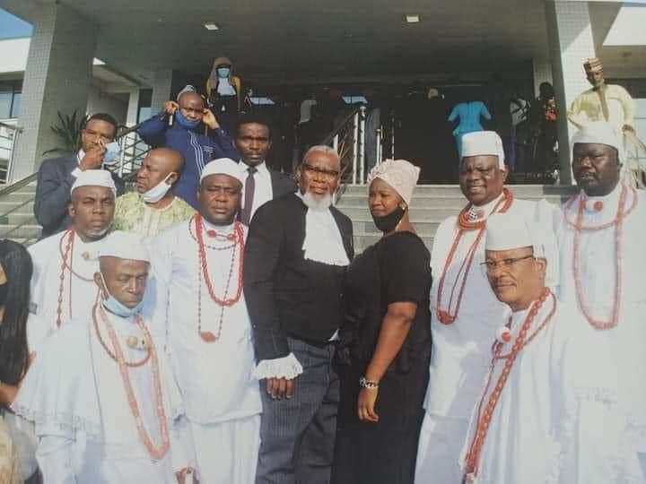 Supreme Court swears-in Abugu, Mrakpor, Ahonaruogho, others as SANs