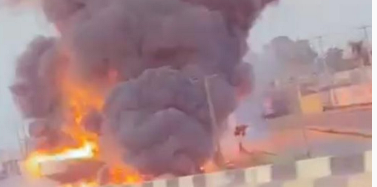 BREAKING: Panic as fuel tanker explodes on Otedola bridge