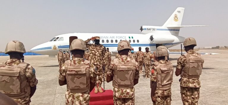 BREAKING: Service Chiefs storm Maiduguri