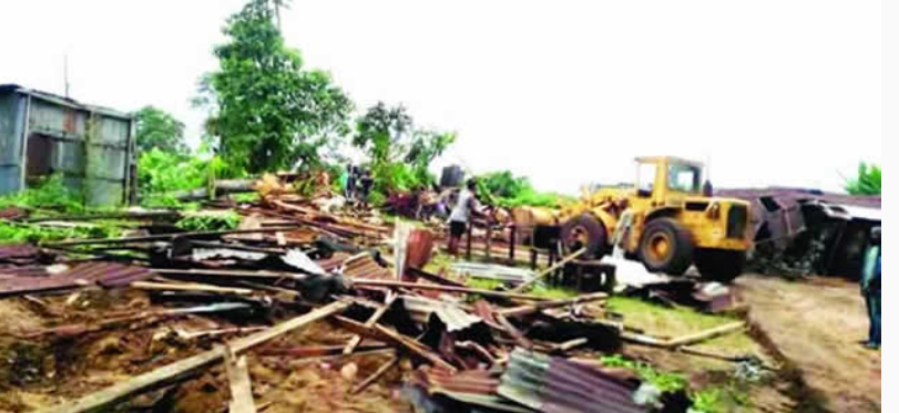 Sad! Residents displaced as Lagos demolishes Monkey Village