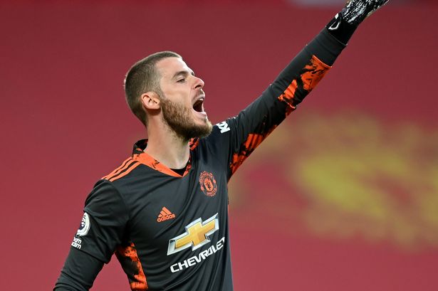 David De Gea training with English club