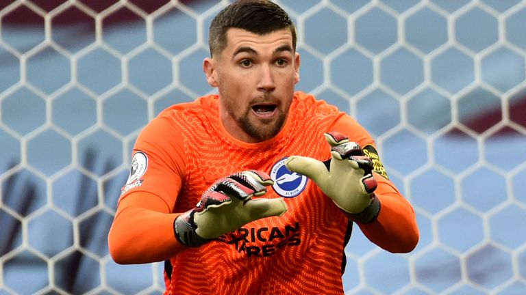 Arsenal sign Brighton goalkeeper Mat Ryan