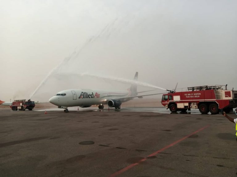 FG receives aircraft for distribution COVID-19 vaccines