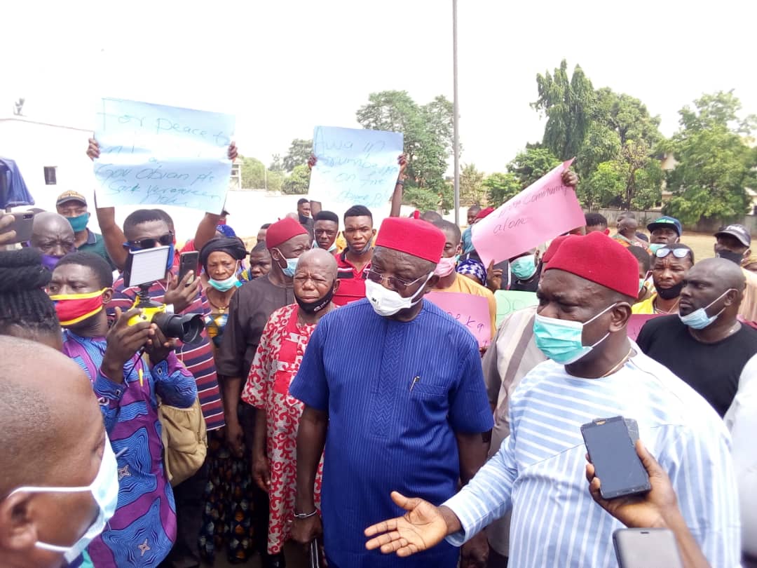 Anambra community protests against attempt to impose traditional ruler