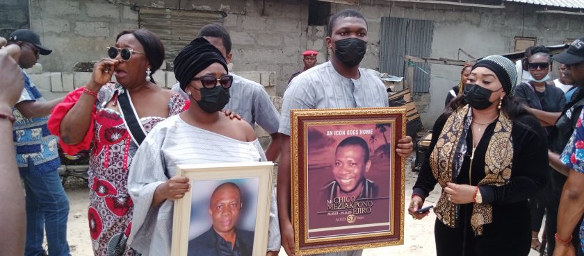 Tears as Chico Ejiro is laid to rest [PHOTOS]