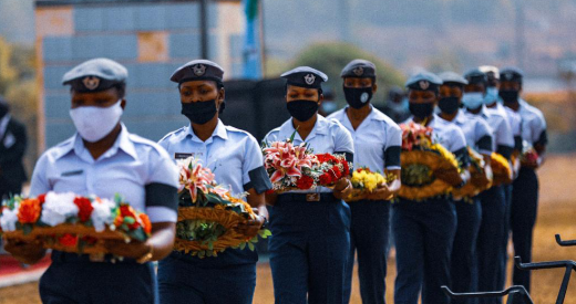 Photos: Tears, tributes as seven crew members of crashed NAF plane are buried