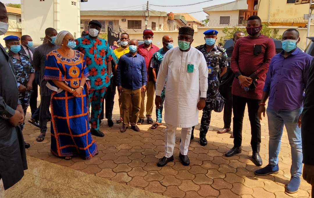 Photos: Ugwuanyi, Deputy, Speaker, others pay condolence visit to late Ekweremadu’s family