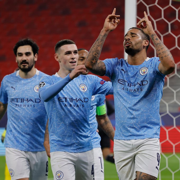 Man City set away wins record in Champions League victory