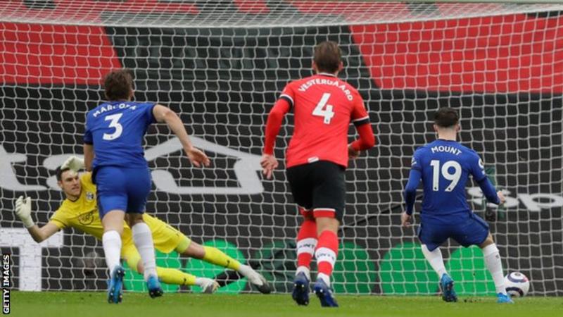 Mason Mount earns Chelsea point at Southampton