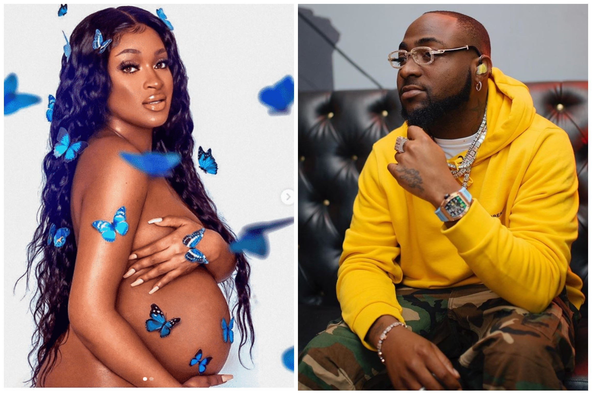 Davido’s alleged baby mama, names son after him