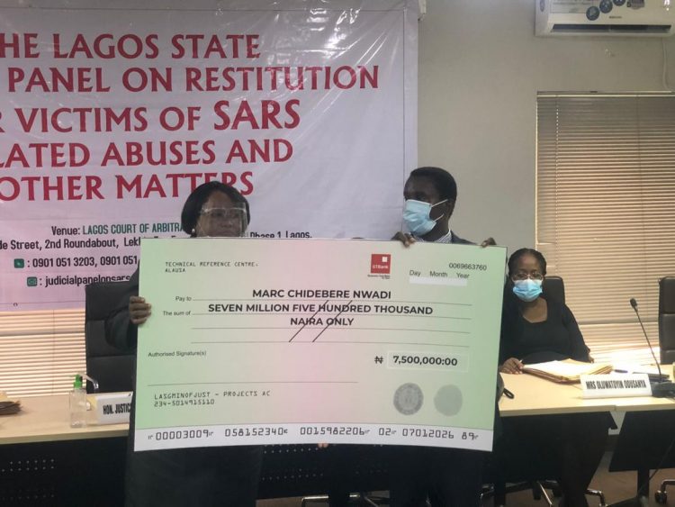 BREAKING: Lagos Judicial panel awards petitioner N7.5 million for police brutality [Photo]
