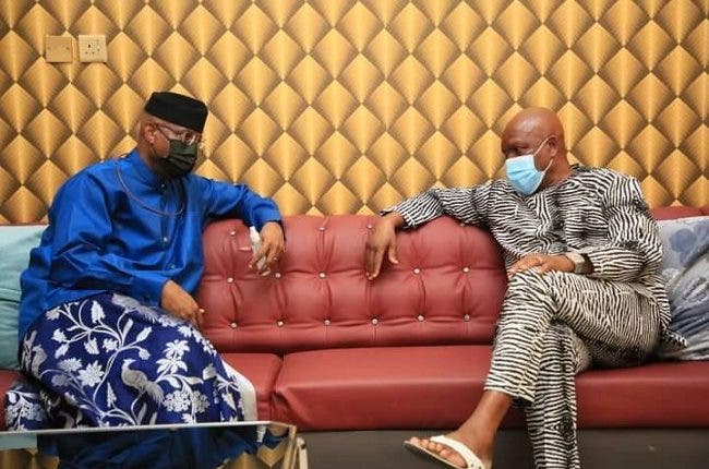 2023: Omo-Agege meets Emerhor, says Delta ripe for harvest by APC