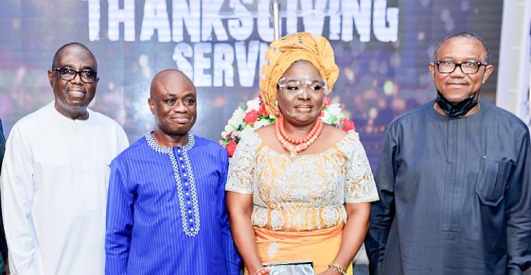 Photo News: Fidelity Bank Executive Director, Lagos & South-west, Dr. Ken Opara And Family Holds Thanksgiving Service