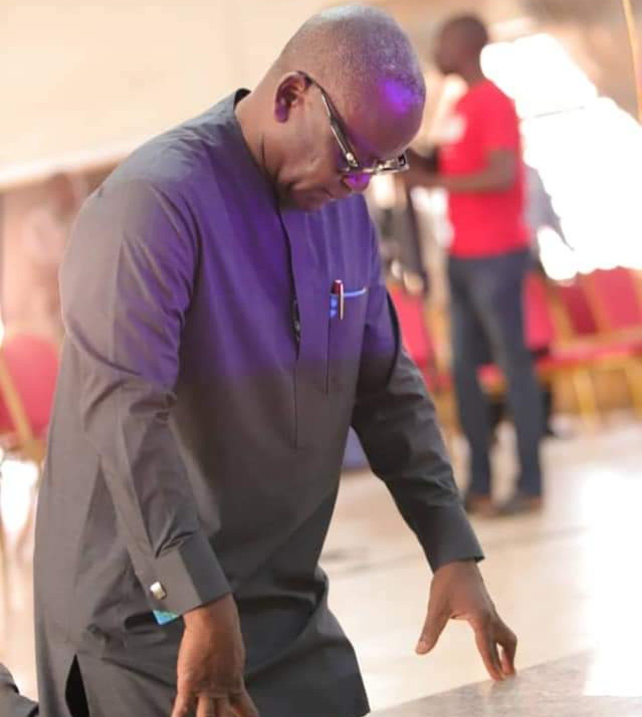 Assassination attempt: Ortom runs to God in RCCG, thanks him for saving his life