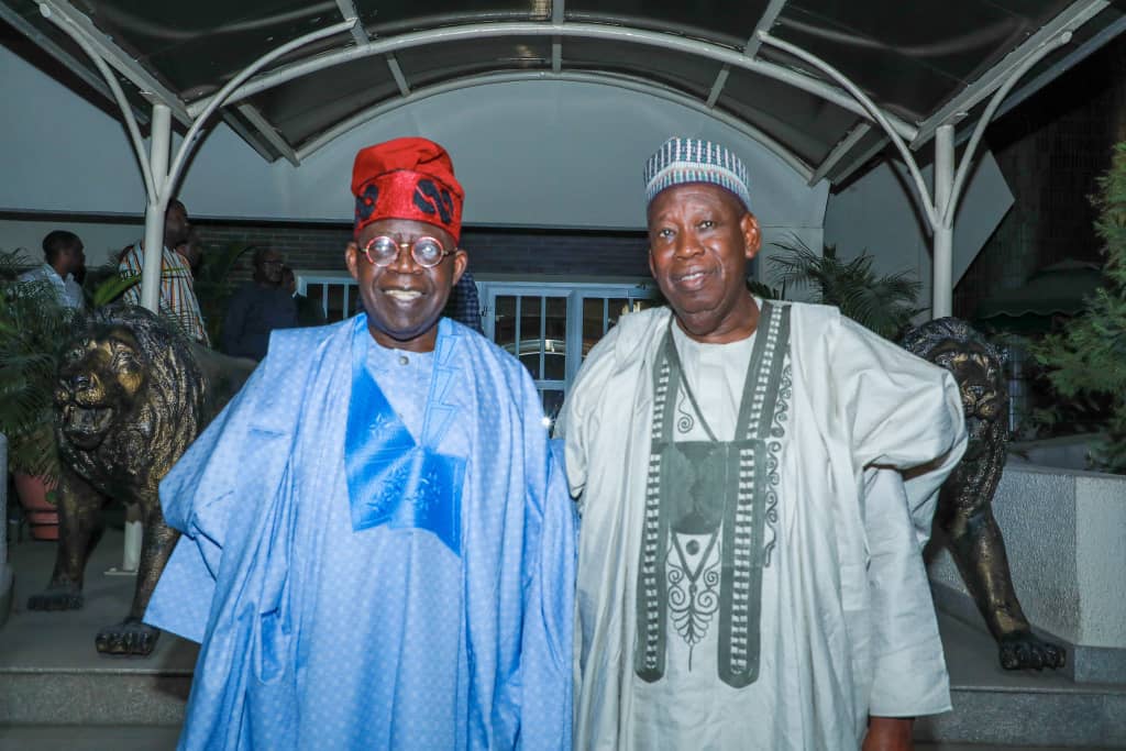 Tinubu praises Ganduje for fighting corruption in Kano