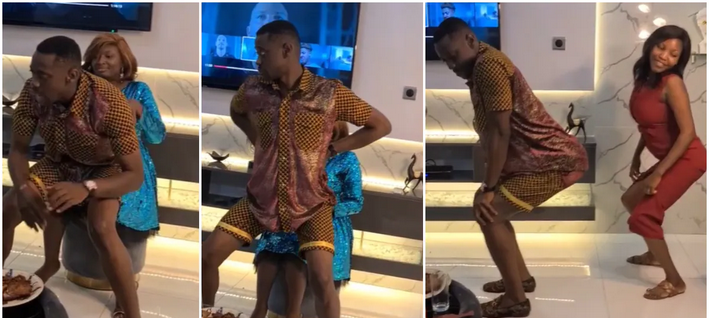 Lateef Adedimeji gives Mo Bimpe lap dance on birthday