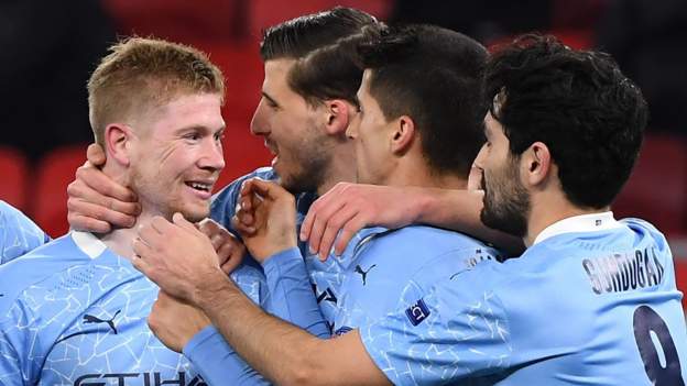 UCL: De Bruyne and Gundogan fire Man City into last eight