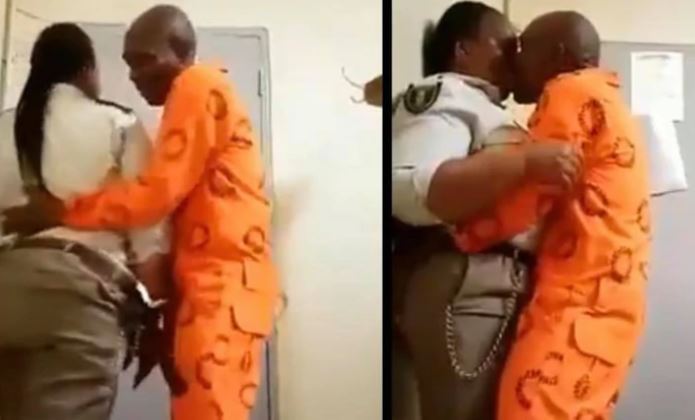 Trending: Warder caught on camera having s3x with prisoner [+Photos]