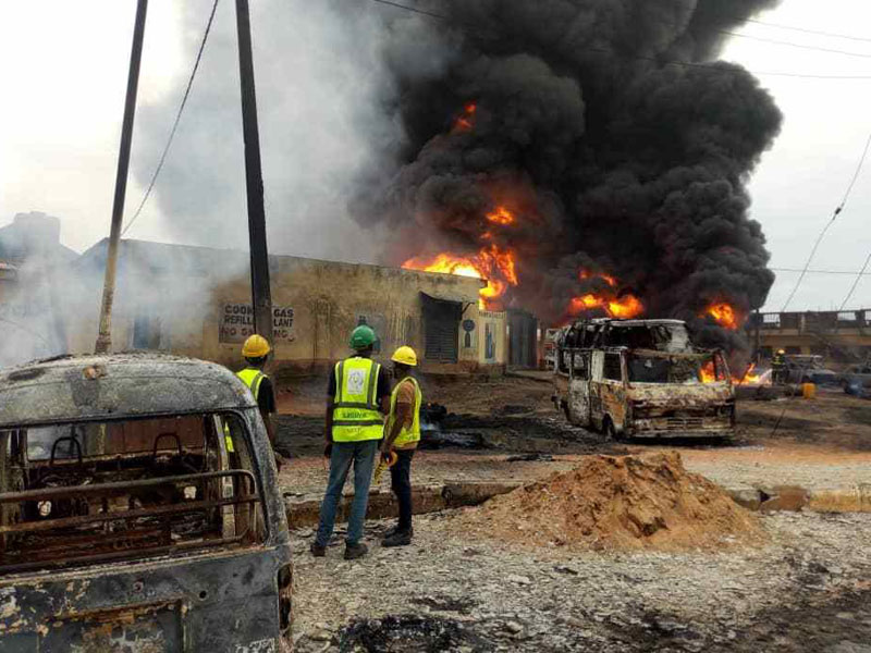 Gas explosion rocks Amuwo Odofin