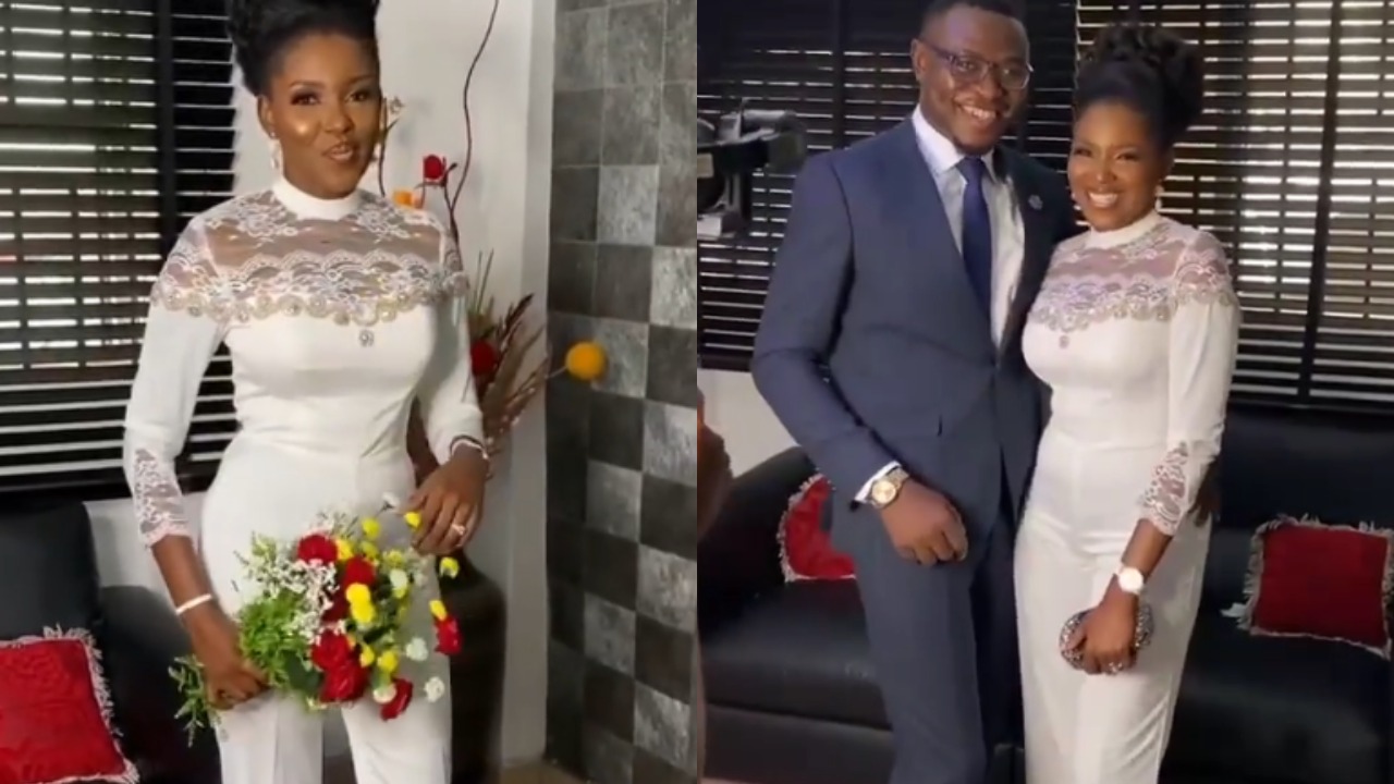 My fears has held me down, Biola Adebayo declares as she ties the knot