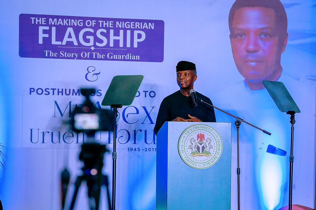 Osinbajo, Osoba, others hail Alex Ibru at Guardian Book Launch[PHOTOS]