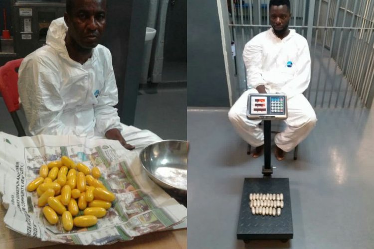 Drug traffickers Destiny, Chibuzo excrete 191 pellets of cocaine, heroin