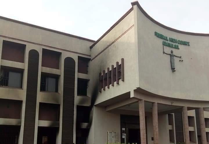 BREAKING: Federal High Court set ablaze in Ebonyi [PHOTOS]