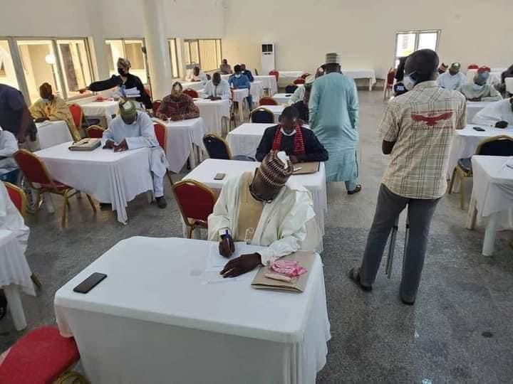 Photos: Professors, lawyers conduct exams, interviews for LG chairmanship aspirants in Kaduna