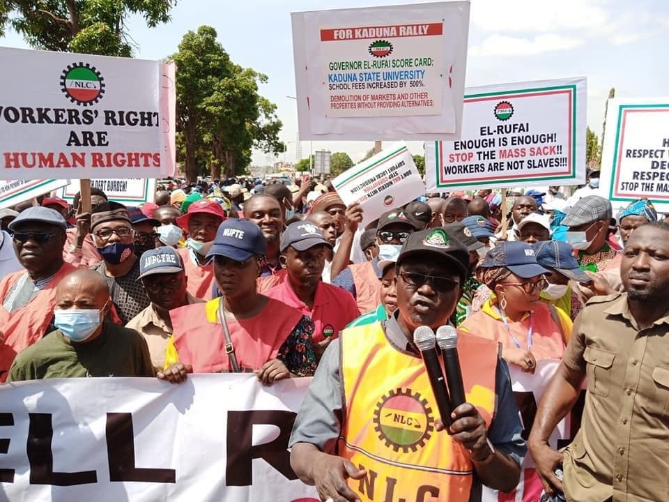 NLC dares El-Rufai, mobilises unions for resumption of suspended strike in Kaduna