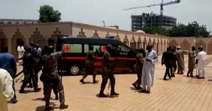 Remains of COAS Attahiru, others arrive national mosque
