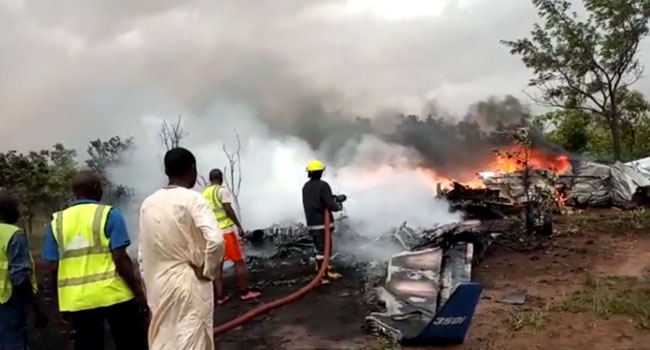 COAS: Soldiers take over crash site in Kaduna, AIB to commence investigation