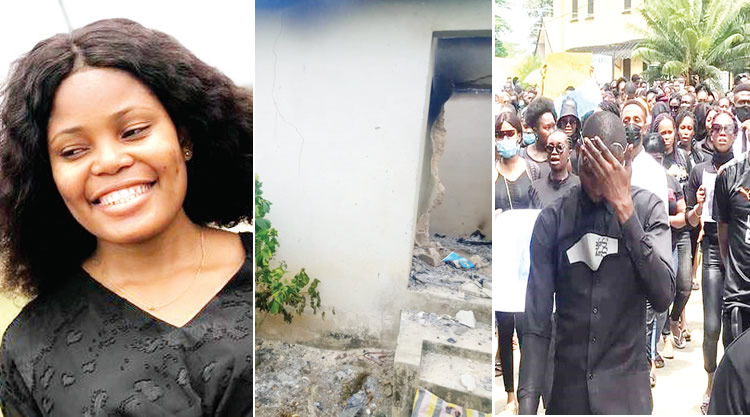 Slain jobseeker: Mob wrecks Akwa Ibom alleged serial rapist’s house, ‘arrests’ father