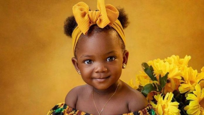 Simi, Adekunle Gold unveil baby’s face on first birthday