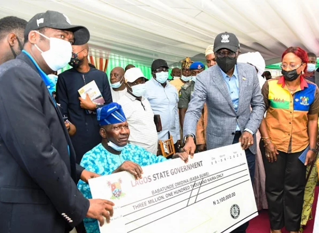 Lagos compensates Baba Suwe with N3.1m over wrecked property