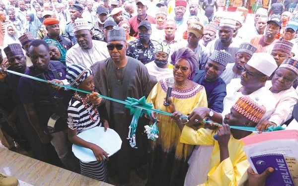Photo: FG inaugurates remodeled Chibok School seven years after Boko Haram invasion, mass kidnap of students