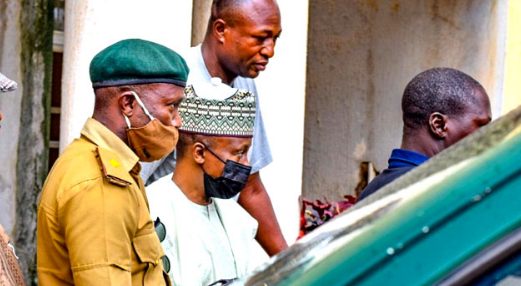 Photos: Ex-lawmaker, Farouk Lawal being led to prison after bagging seven-year jail term