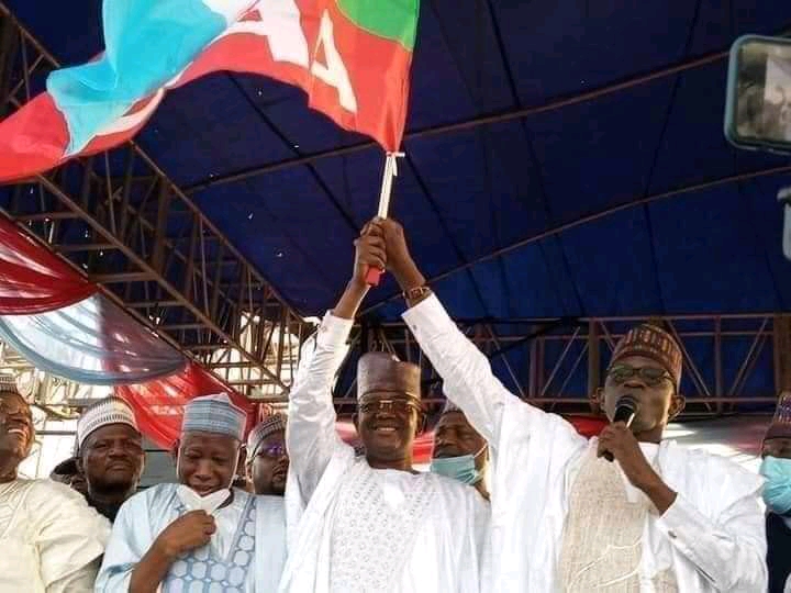 Governor Matawalle officially registers as APC member, receives membership card