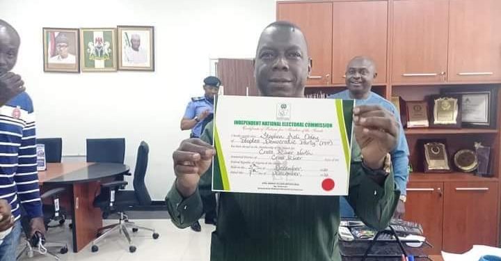 [BREAKING] Stephen Odey loses senatorial seat to Jarigbe Agom again