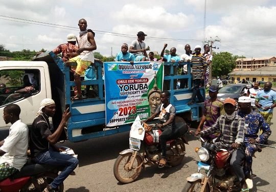 Panic as Yoruba nation agitators take over Abeokuta; shops, markets shut