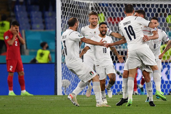 Italy thrash Turkey in Euro 2020 opening match
