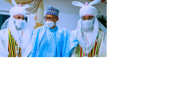 Photos: Buhari’s son, Yusuf, bags traditional title in Daura